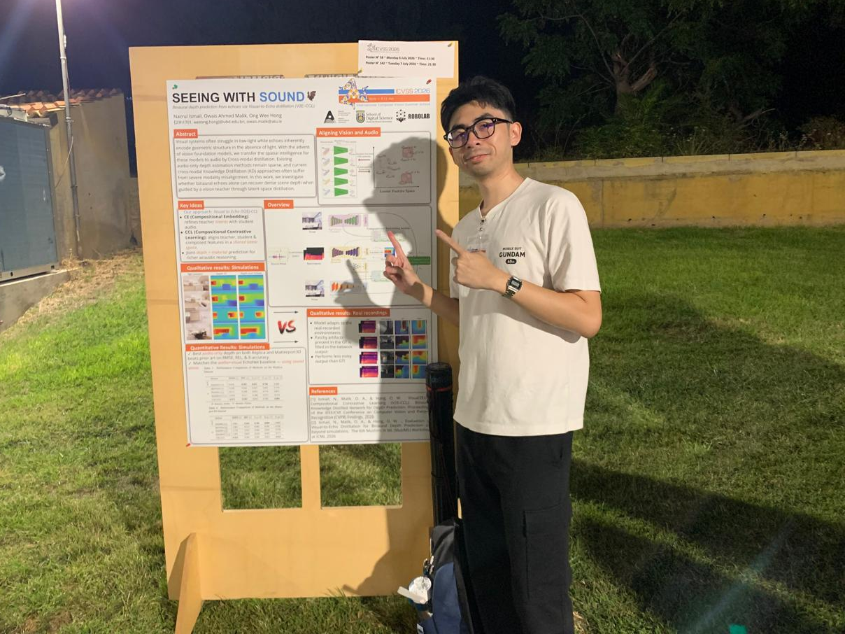 Nazrul at International Computer Vision Summer School (ICVSS) 2026