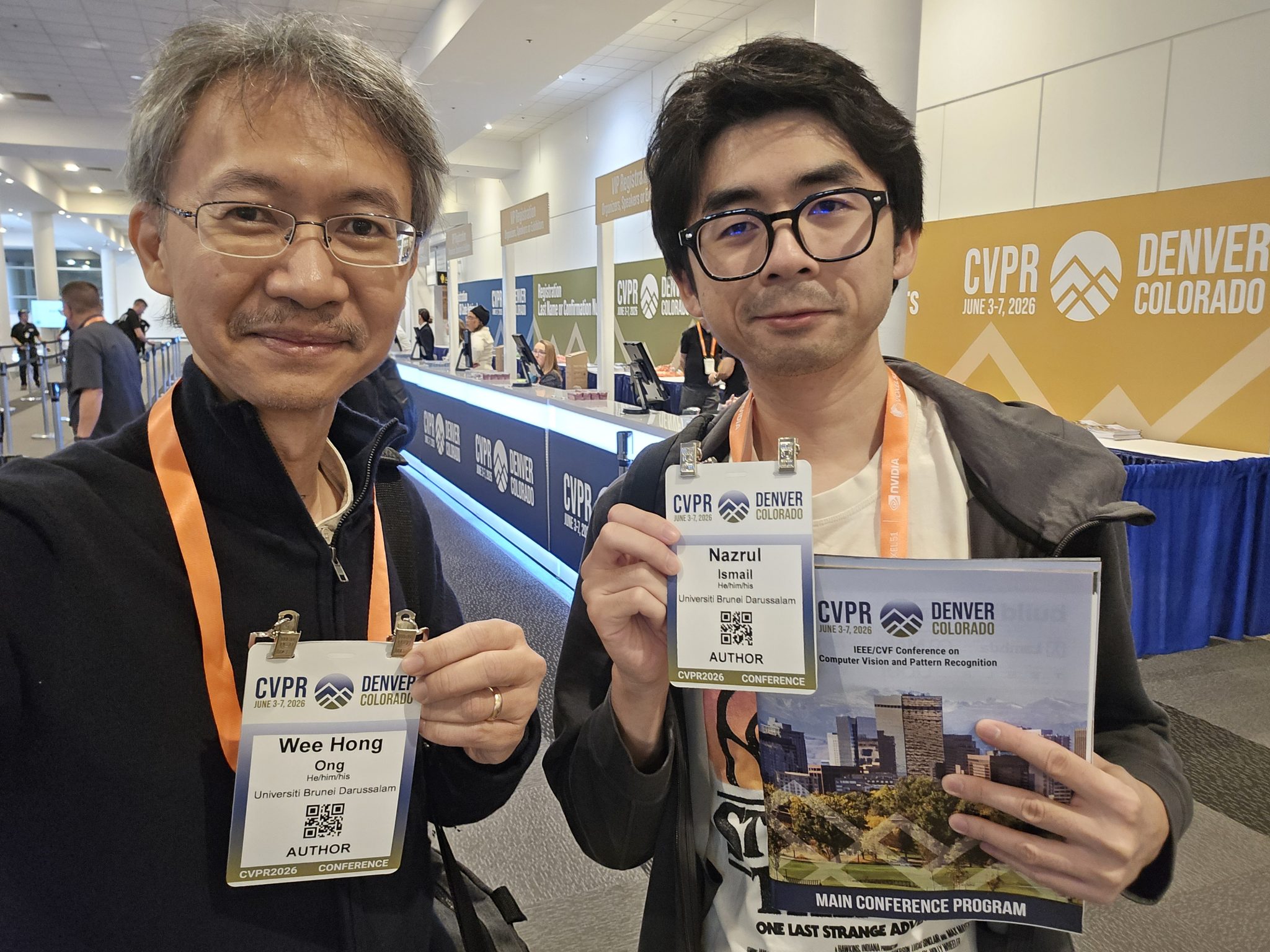 Nazrul presented his poster at CVPR 2026
